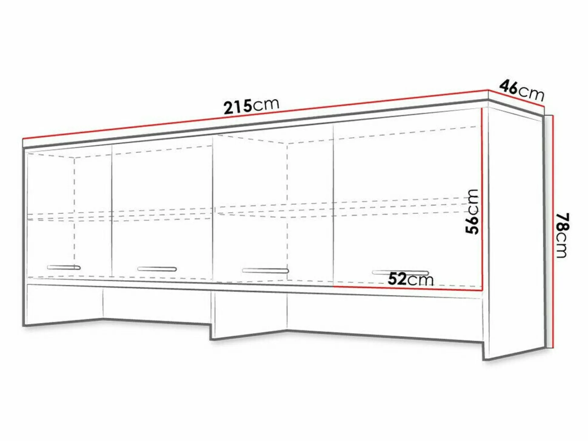 Skænk Concept Pro Lenart Levfere 113 (Hvid)