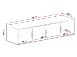 Skænk Dortivu (Hvid)