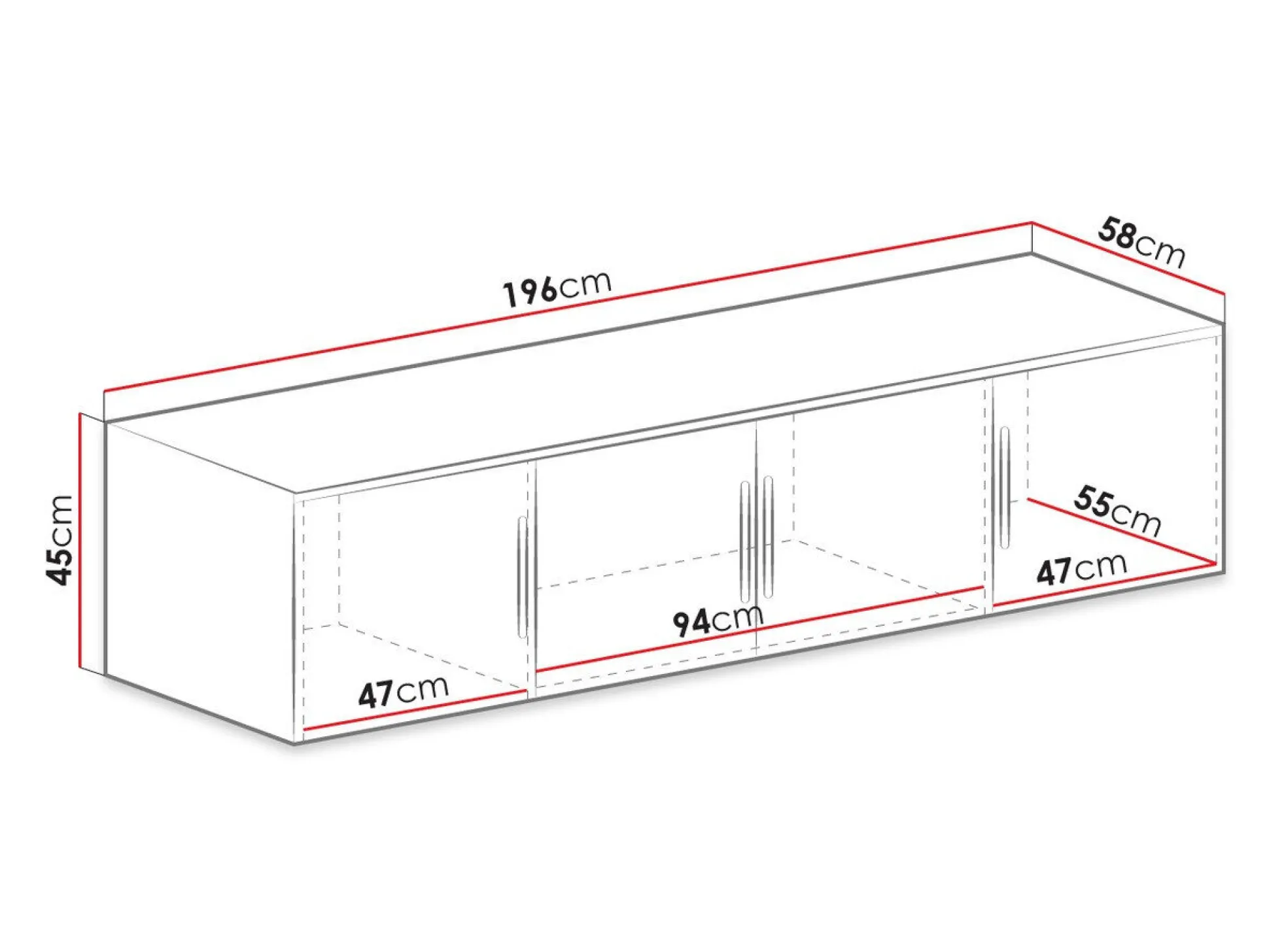 Skænk Dortivu (Hvid)