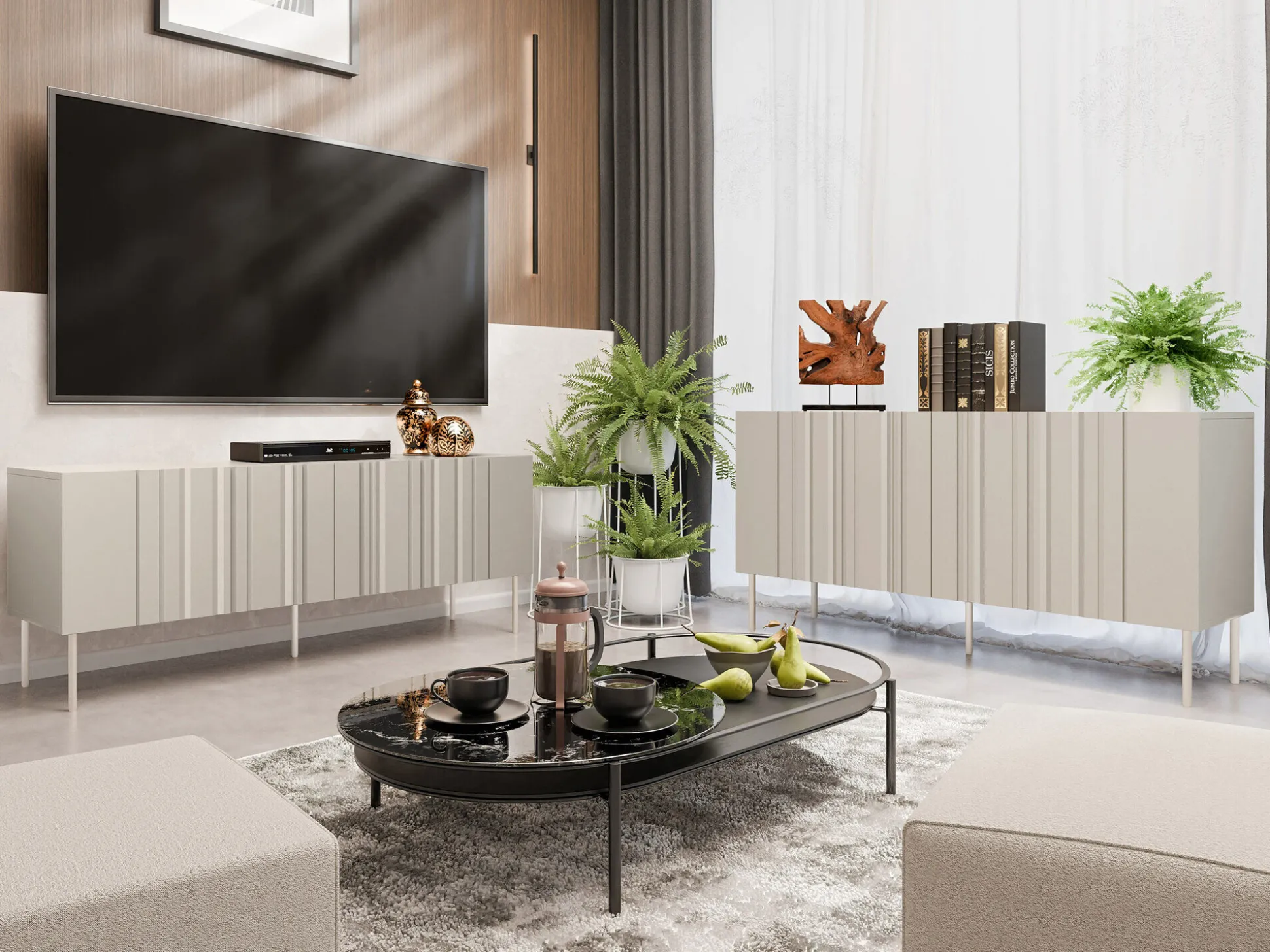 Skænk Evavese 100 (Beige)