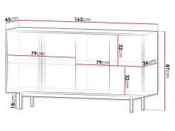 Skænk Levali 105 (Beige)