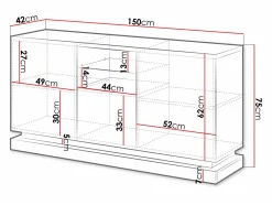 Skænk Linar (Sort + Blank sort)