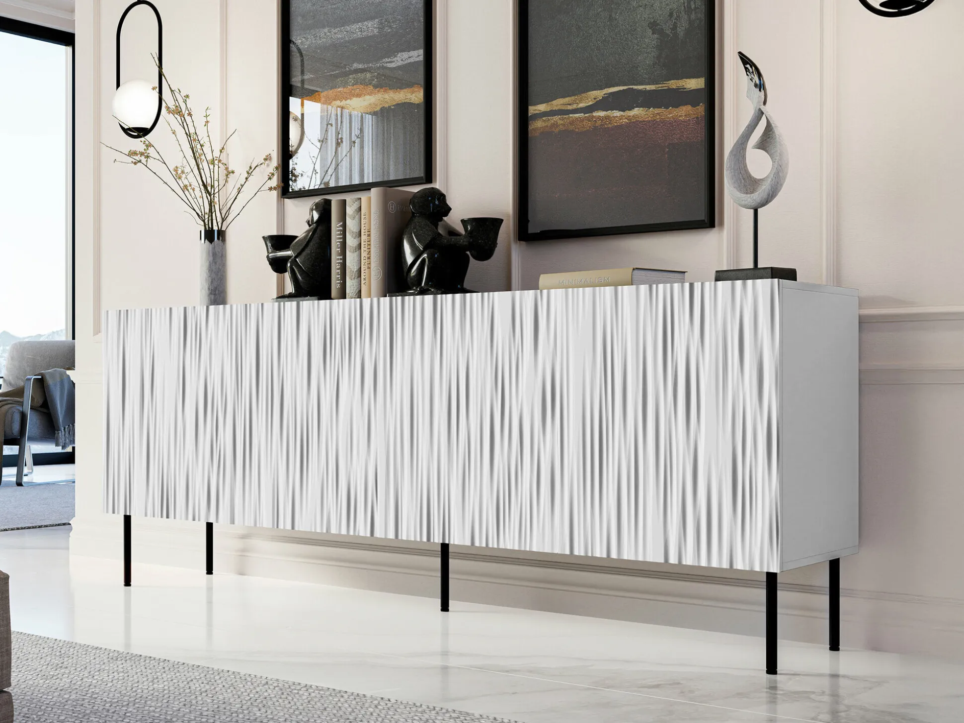 Skænk Lorelbo 101 (Hvid + Sort)