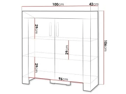 Skænk Melfeli 107 (Sonoma eg)
