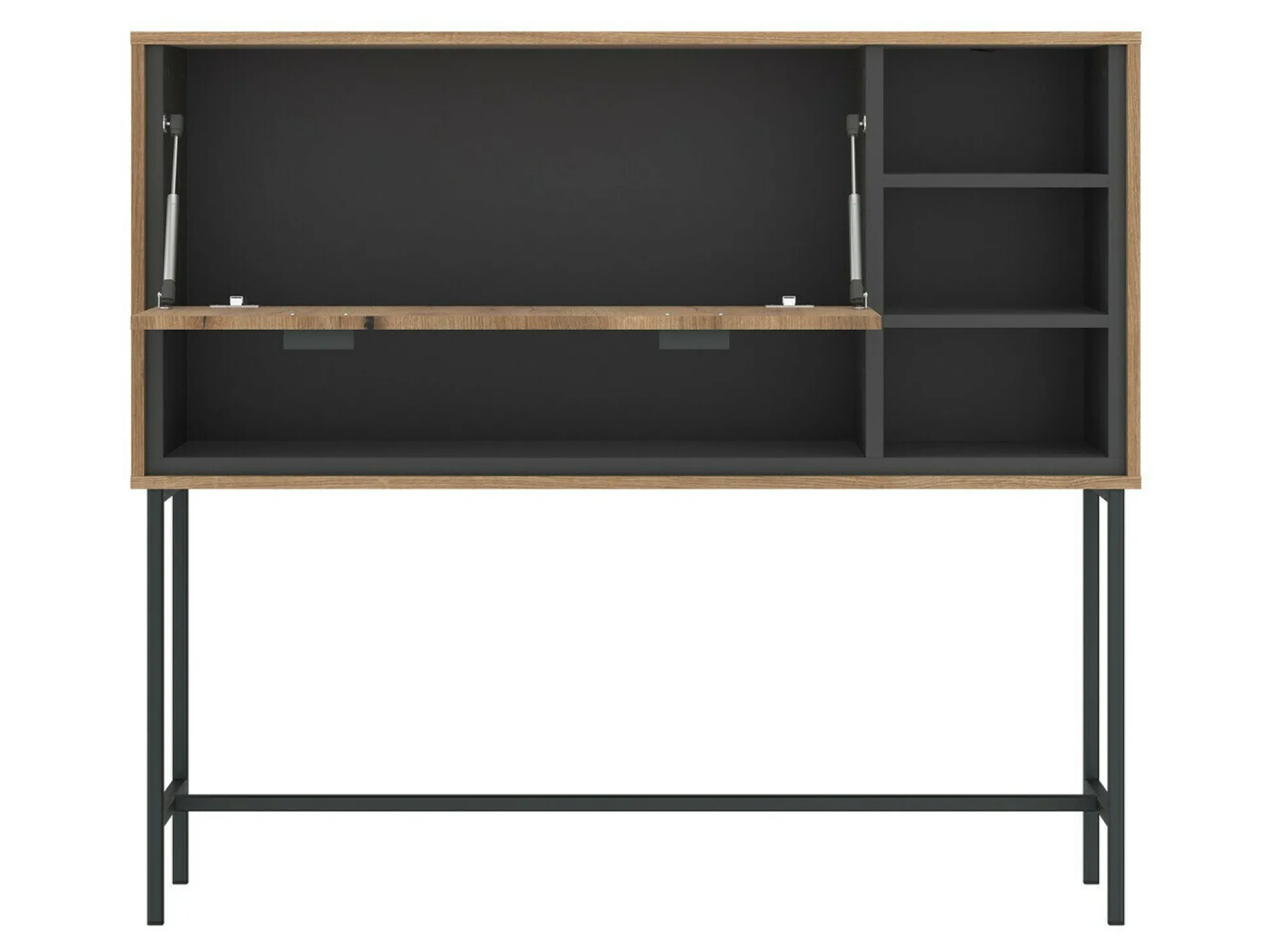 Skænk Morelmi 102 (Antracit + Egetræ)