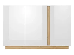 Skænk Novbela 106 (Hvid + Glansfuld hvid + Grandson eg)