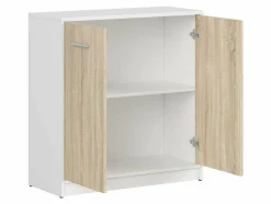 Skænk Novsore 116 (Hvid + Sonoma eg)