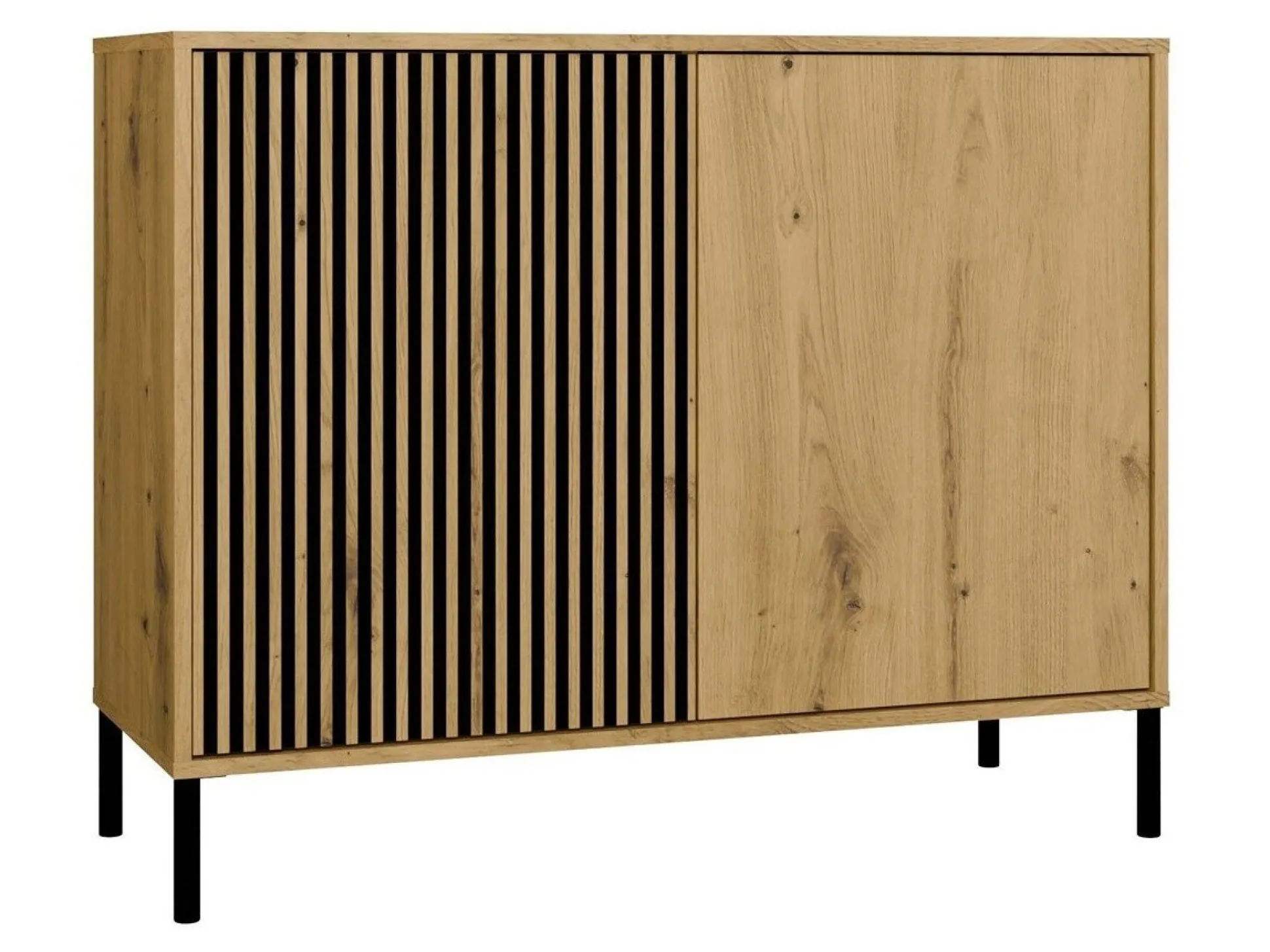 Skænk Orlsone 109 (Artisan eg + Sort)