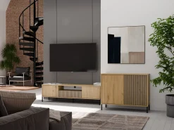 Skænk Orlsone 109 (Artisan eg + Sort)