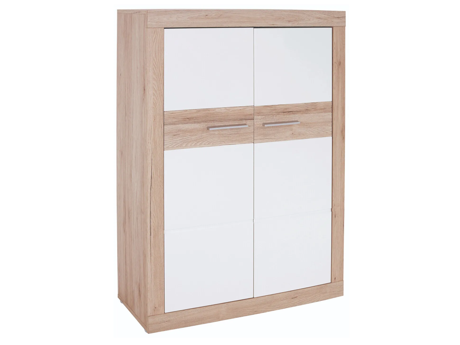 Skænk Romfera 104 (Hvid + San remo eg)