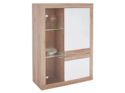 Skænk Romfera 108 (Hvid + San remo eg)