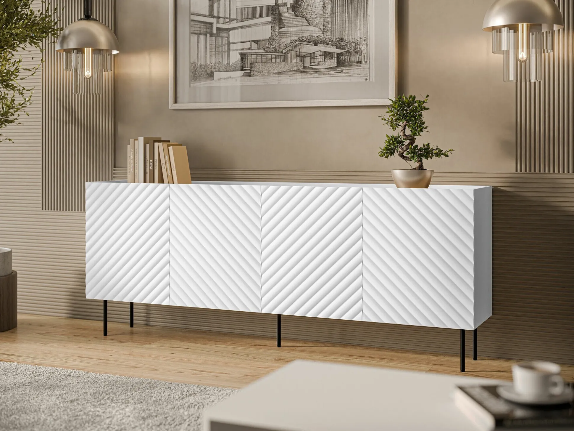 Skænk Sillen I (Hvid)