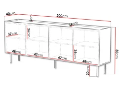 Skænk Sillen I (Hvid)