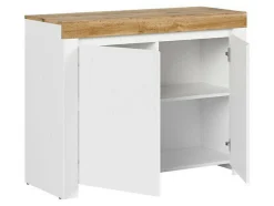 Skænk Sonsoru 101 (Hvid + Glansfuld hvid + Wotan eg)