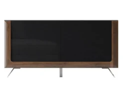 Skænk Sovera 107 (Nød + Blank sort)