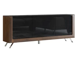 Skænk Sovera 103 (Nød + Blank sort)