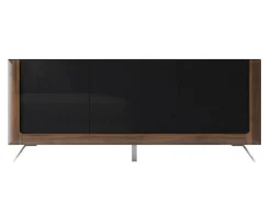 Skænk Sovera 103 (Nød + Blank sort)