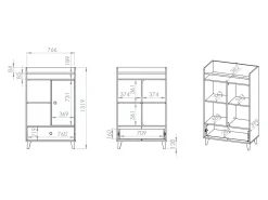 Skænk Tortoli 103 (Lyserød)