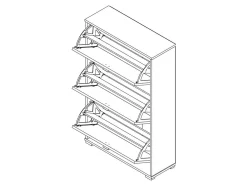 Skoskab Fenmora 102 (Hvid)