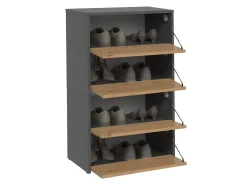 Skoskab Mandeville 223 (Antracit + Artisan eg)