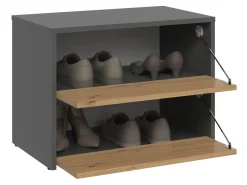 Skoskab Mandeville 222 (Antracit + Artisan eg)