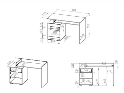 Skrivebord Alcala 110
