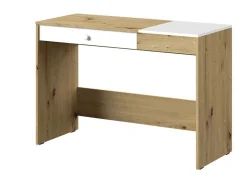 Skrivebord Almira 109 (Artisan eg + Hvid)