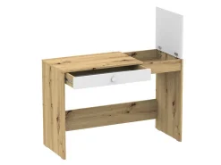 Skrivebord Almira 109 (Artisan eg + Hvid)