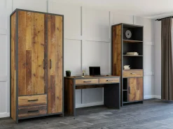 Skrivebord Belsera 100 (Brun + Matera grå)