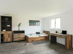 Skrivebord Belsera 100 (Brun + Matera grå)