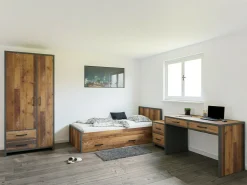 Skrivebord Belsera 100 (Brun + Matera grå)