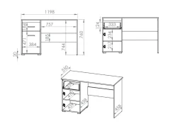 Skrivebord Calvere 107