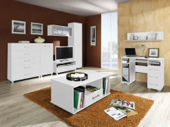 Skrivebord Cirevau 129 (Hvid)