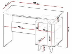 Skrivebord Domdele 108