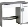 Skrivebord Elmenou 105 (Hvid + Antracit)