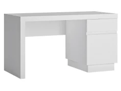 Skrivebord Feldeli 100 (Hvid + Glansfuld hvid)