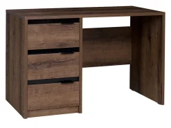 Skrivebord Fivelbo 100 (Kloster eg + Blank sort)