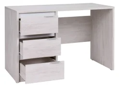 Skrivebord Fivelbo 100 (Kloster eg + Blank sort)