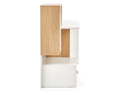 Skrivebord Houston 826 (Hvid + Gylden eg)