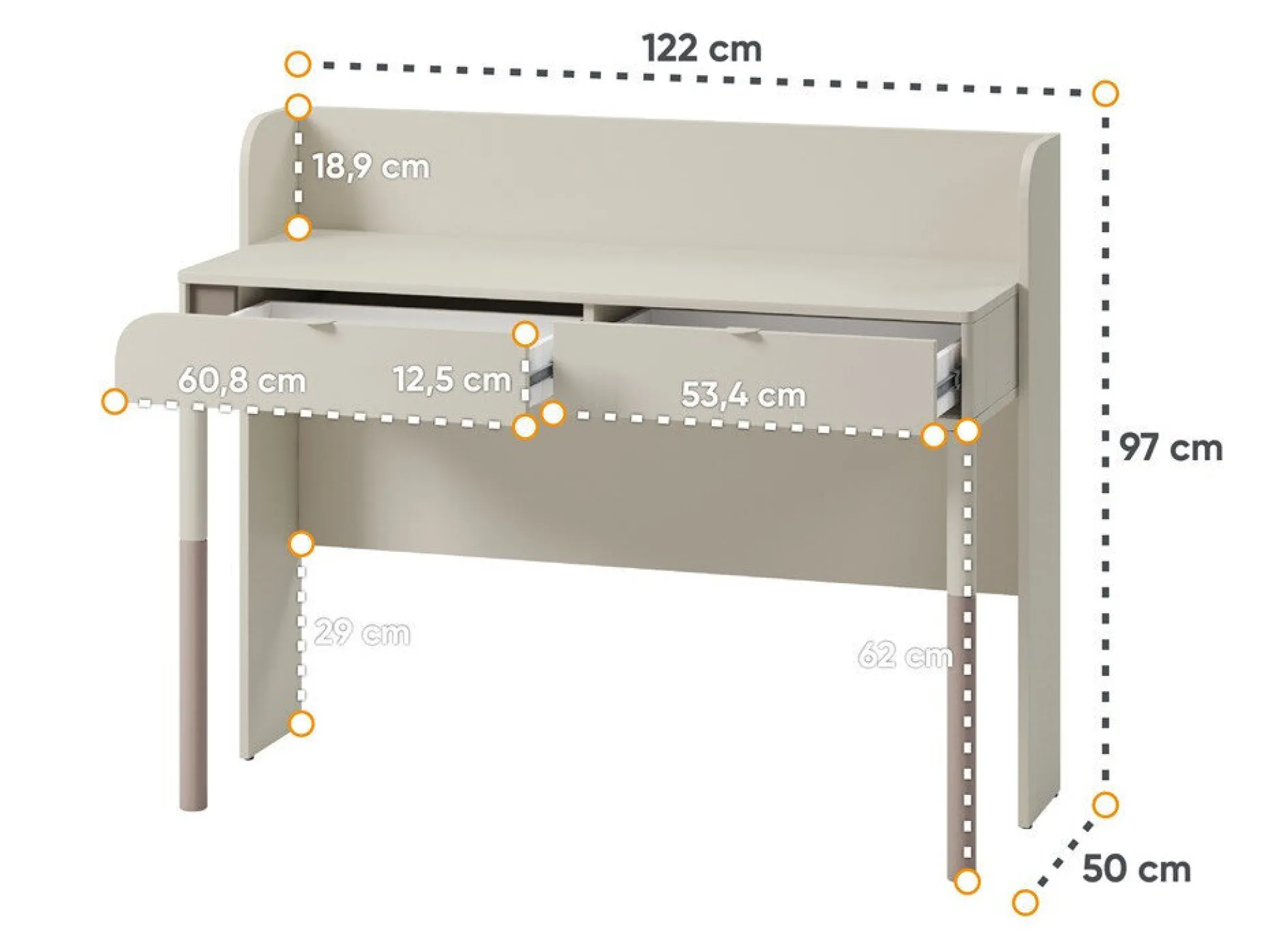 Skrivebord Lomsono 112