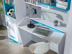 Skrivebord Lorlare 103 (Hvid + Grå)