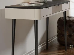 Skrivebord Lufela 114 (Kashmir + Grå marmor)