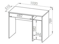 Skrivebord Madison 134