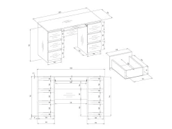 Skrivebord Mandeville 306