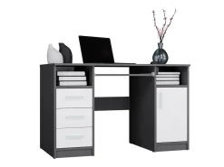 Skrivebord Mandeville 330 (Antracit + Hvid)
