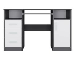 Skrivebord Mandeville 330 (Antracit + Hvid)