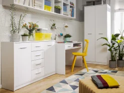 Skrivebord Novsore 108 (Hvid)