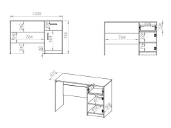 Skrivebord Nucavu 106