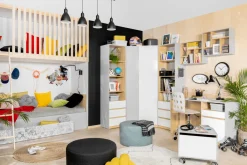 Skrivebord Nuevaru 100 (Glansfuld hvid)