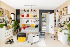 Skrivebord Nuevaru 100 (Glansfuld hvid)